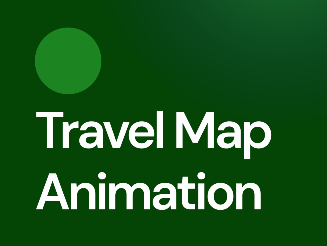 Travel Map Animation